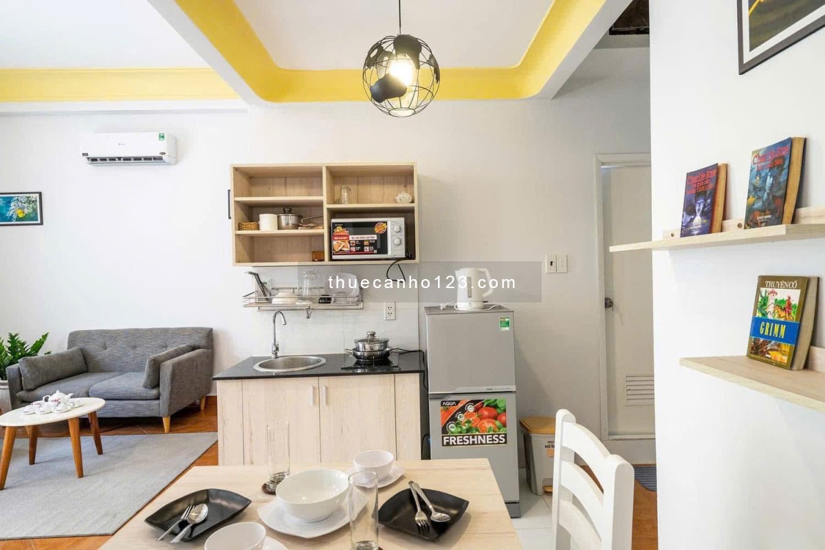 Căn hộ 1PN 50m2 tại Nguyễn Thị Minh Khai gần ĐH Nhân Văn, cầu Thị Nghè, Đài truyền hình Quận 1