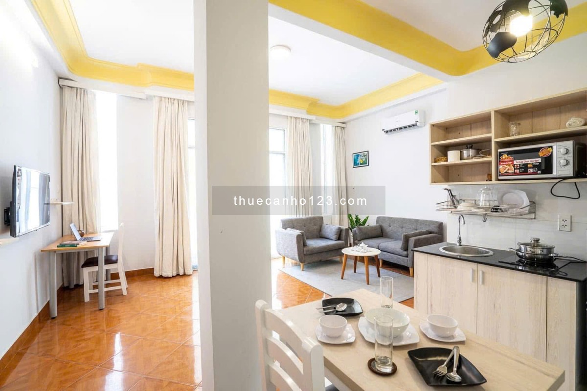 Căn hộ 1PN 50m2 tại Nguyễn Thị Minh Khai gần ĐH Nhân Văn, cầu Thị Nghè, Đài truyền hình Quận 1