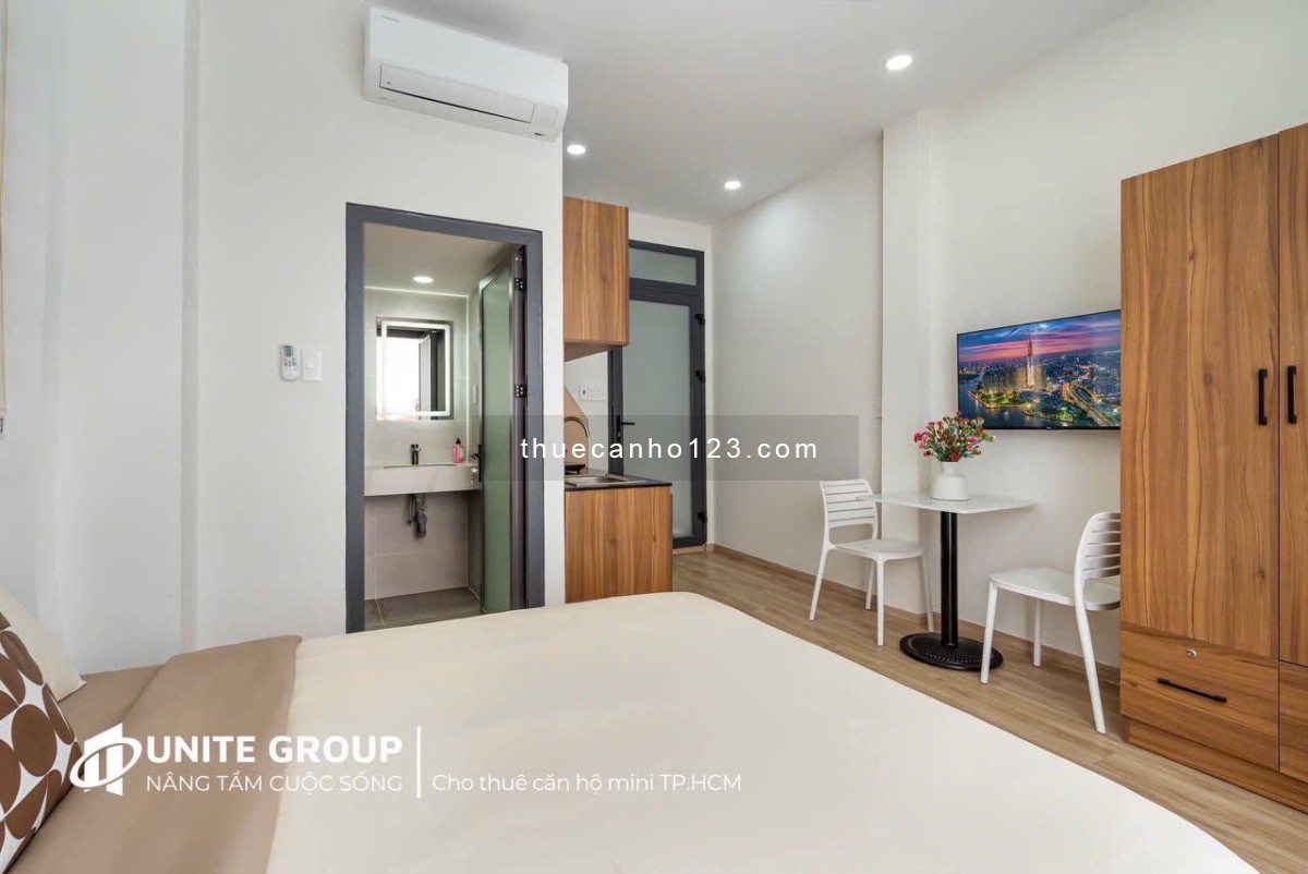 Căn hộ studio full nội thất hiện đại gần sân bay tân sơn nhất vòng xoay lăng cha cả quận tân bình