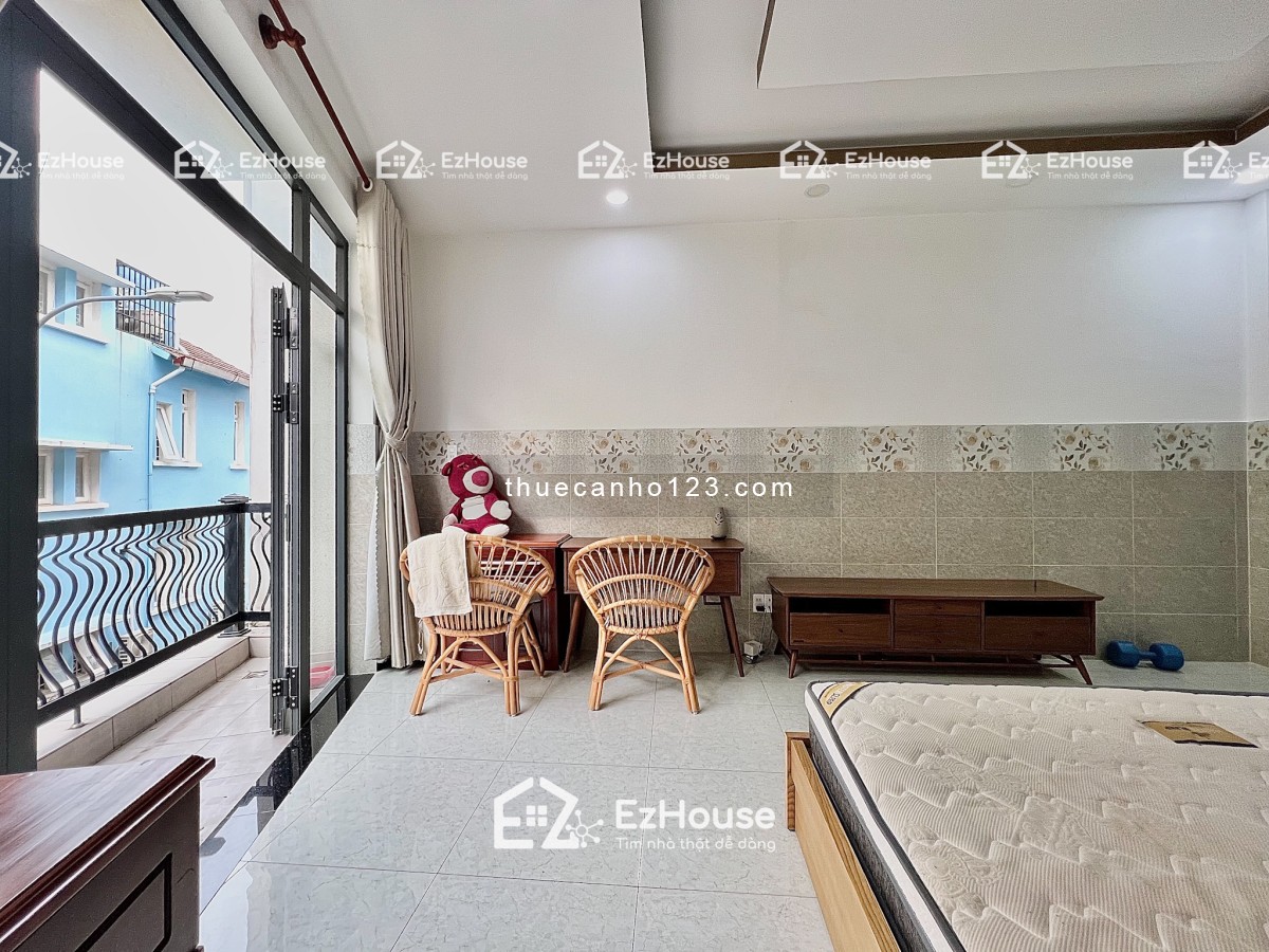 Cho thuê căn hộ studio, có ban công, Nguyễn Văn Đậu, Quận Phú Nhuận