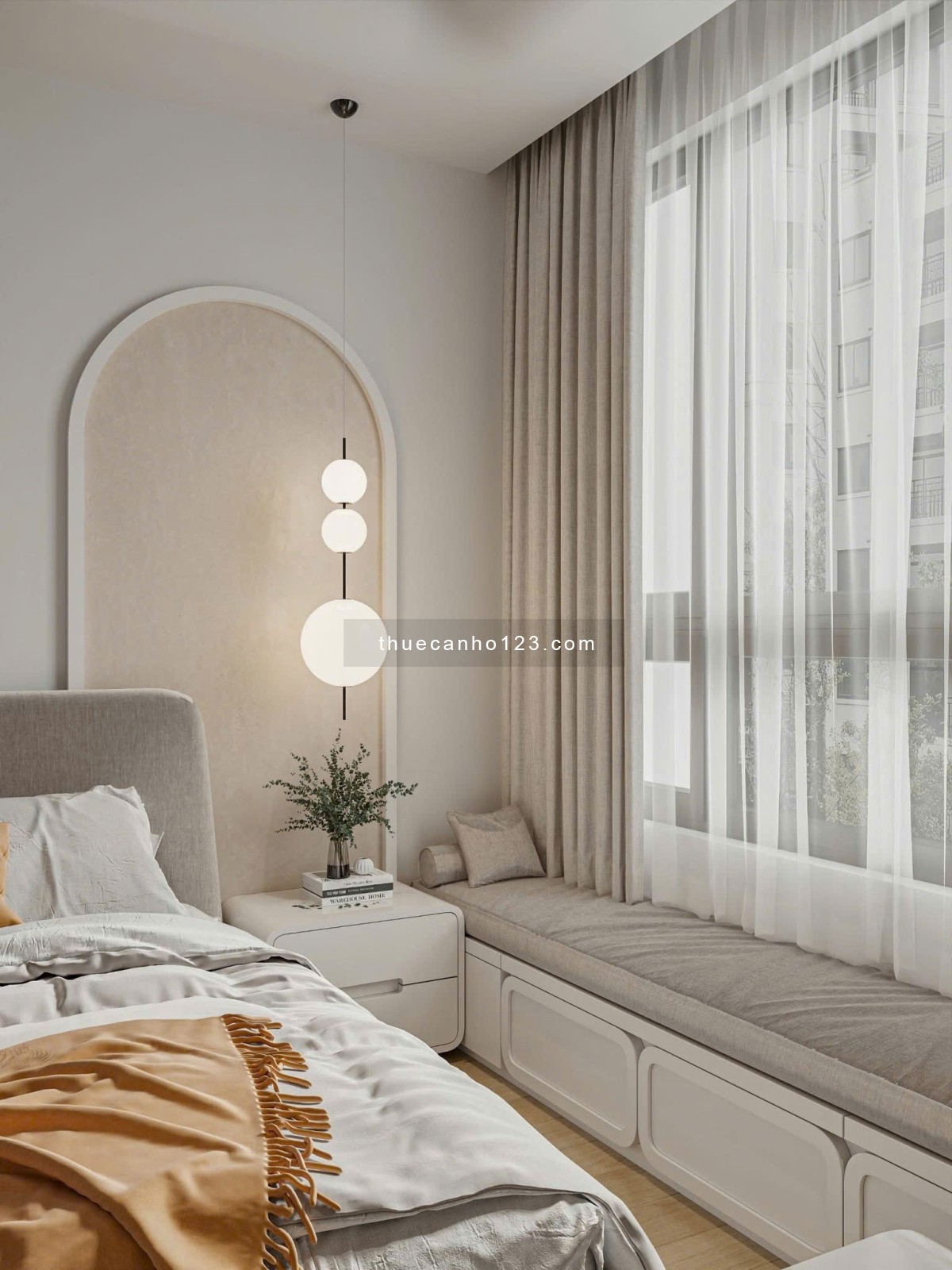 Cho Thuê Căn Hộ 2 Phòng Ngủ Tân Bình – Full Nội Thất Cao Cấp – Gần Sân Bay Tân Sơn Nhất