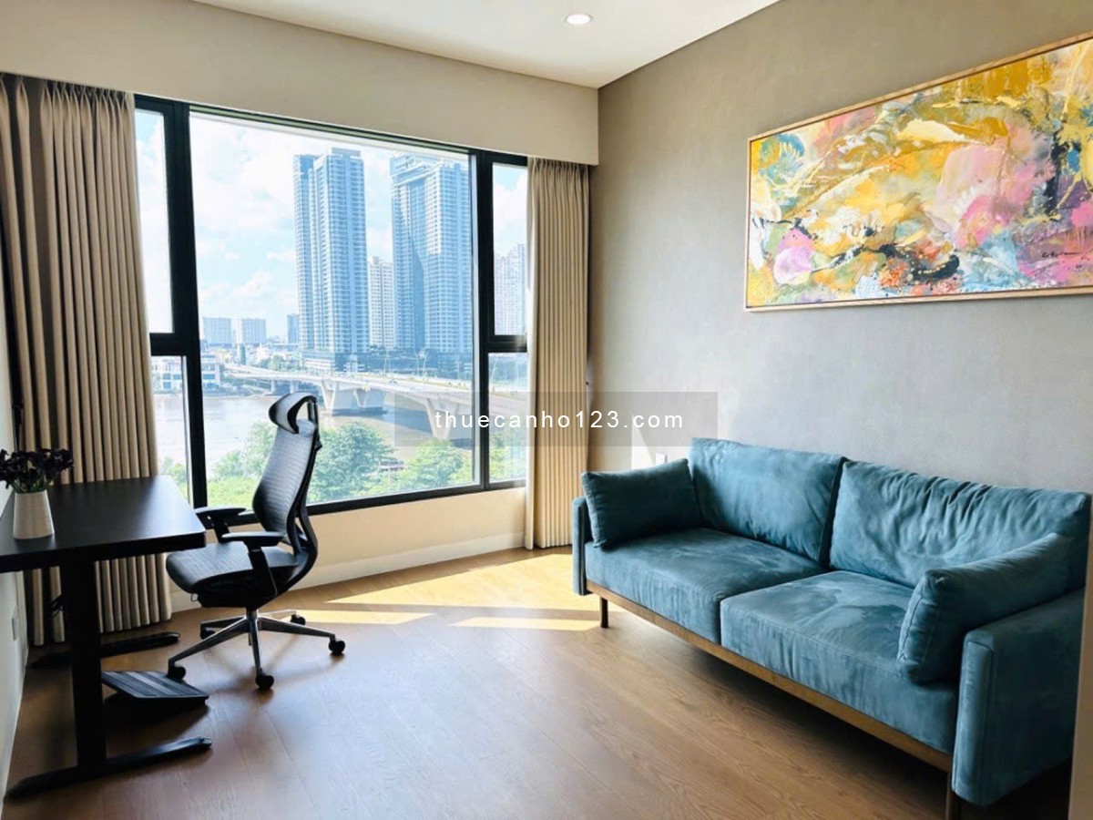 The River Thủ Thiêm – Cho thuê căn hộ 4 phòng ngủ, sang trọng