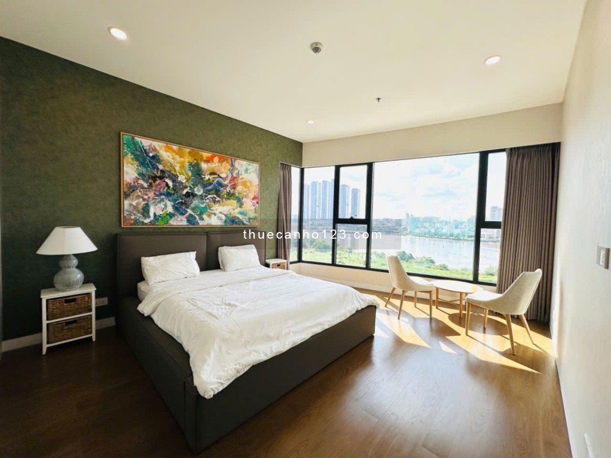 The River Thủ Thiêm – Cho thuê căn hộ 4 phòng ngủ, sang trọng