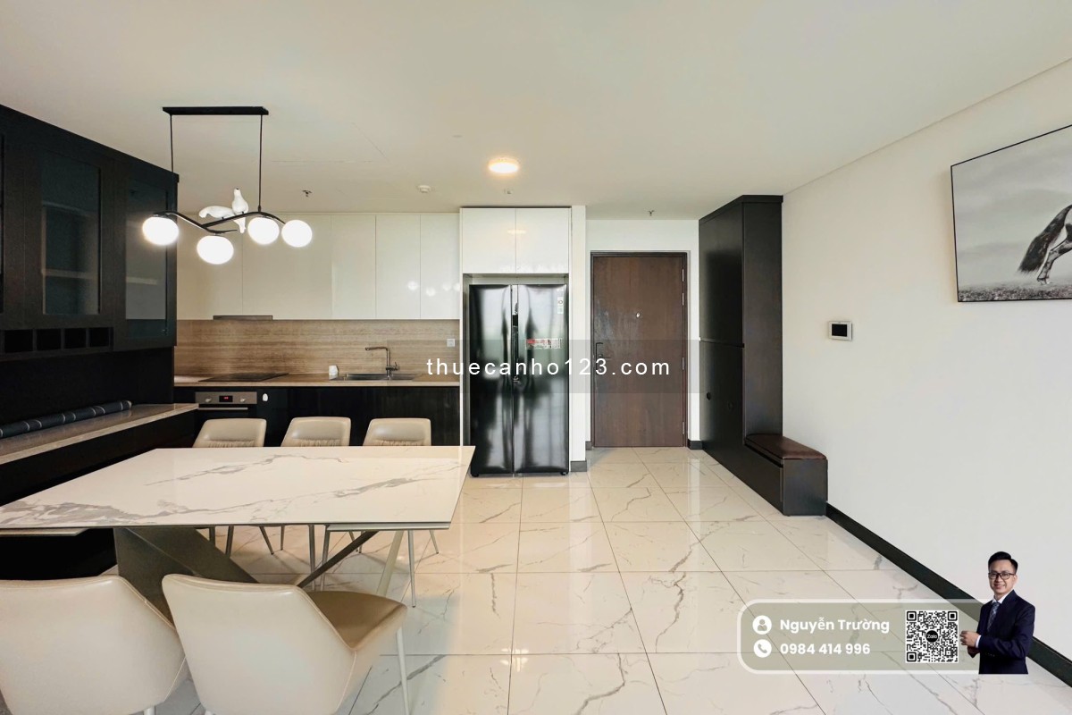 Cho thuê căn góc 2PN Empire City view sông – Landmark 81 giá 35 triệu