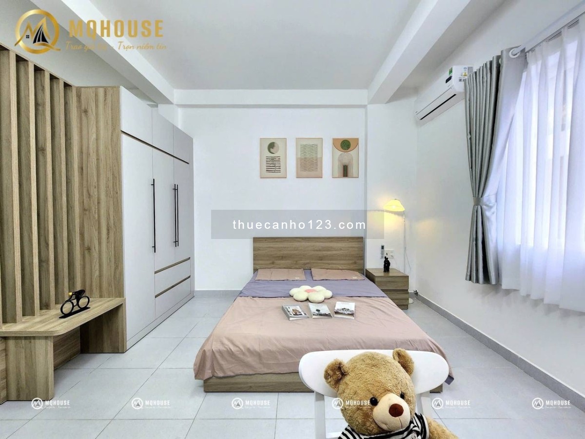 Cho thuê căn hộ Studio tách bếp, mới 100% gần khu K300 – Cầu vượt Hoàng Hoa Thám