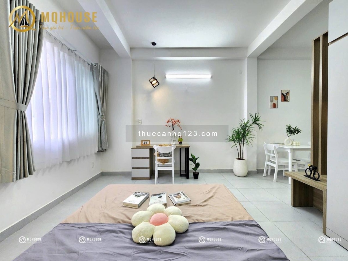 Cho thuê căn hộ Studio tách bếp, mới 100% gần khu K300 – Cầu vượt Hoàng Hoa Thám