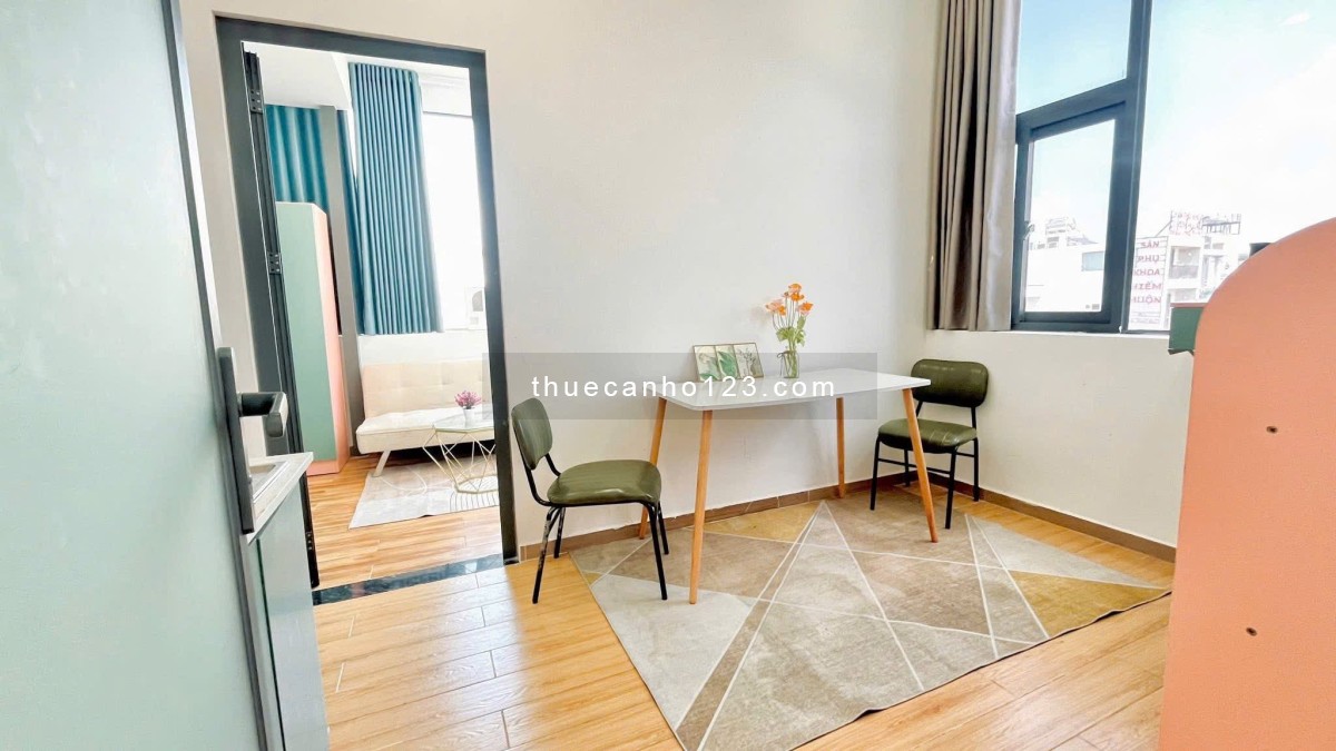 Căn hộ dịch vụ 1 phòng ngủ full nội thất nằm ngay đường số 47 Q7 gần Lotte Mart, gần Q4,1,8