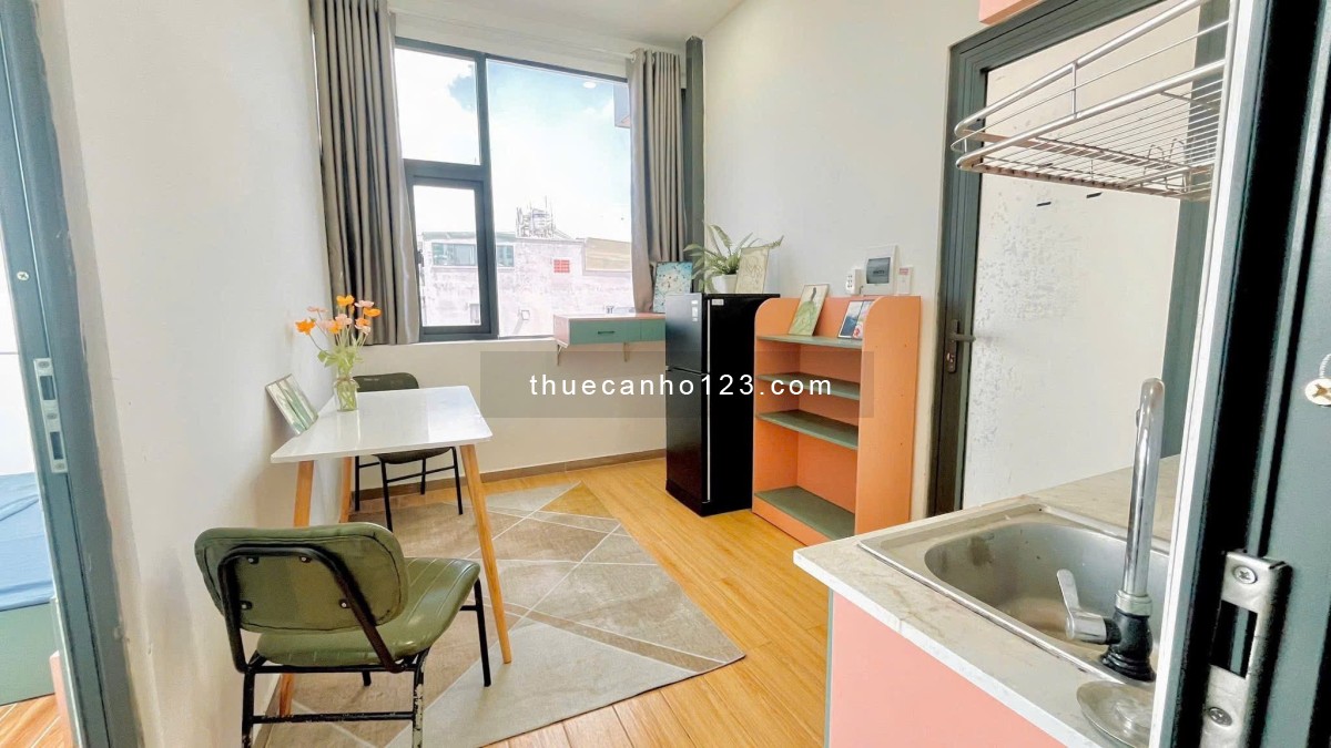 Căn hộ dịch vụ 1 phòng ngủ full nội thất nằm ngay đường số 47 Q7 gần Lotte Mart, gần Q4,1,8