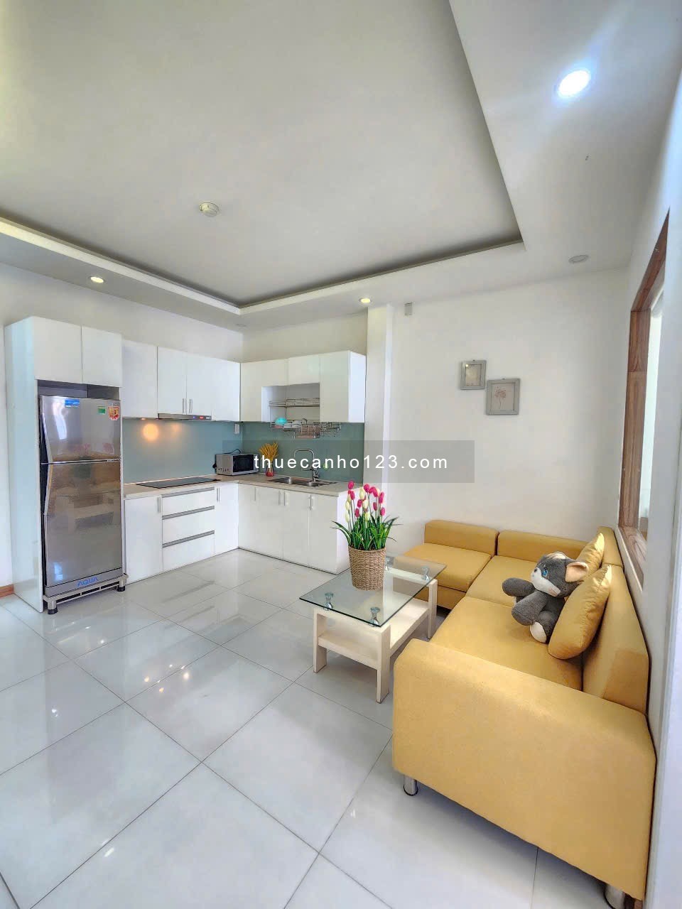 Cho thuê căn hộ 1PN Cửa sổ thoáng Q1 gần chợ Thái Bình, vòng xoay Cống Quỳnh, công viên 23 tháng 9