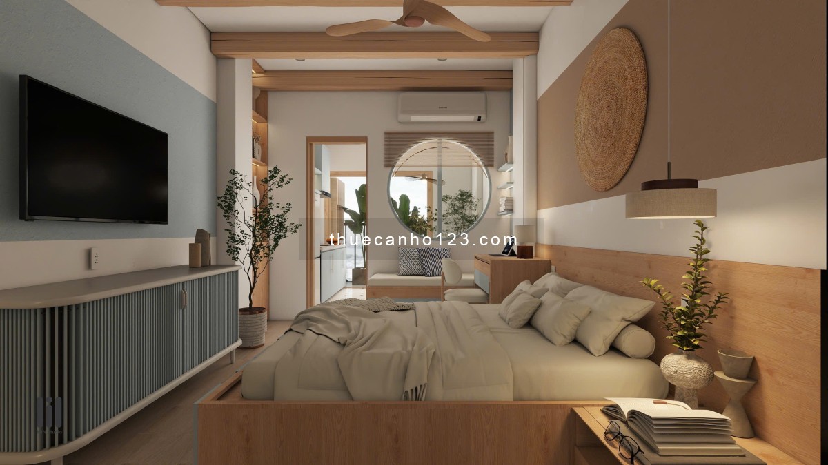 Căn hộ 1pn ban công tách bếp gần sân bay tân sơn nhất vòng xoay Lăng Cha Cả quận Tân Bình