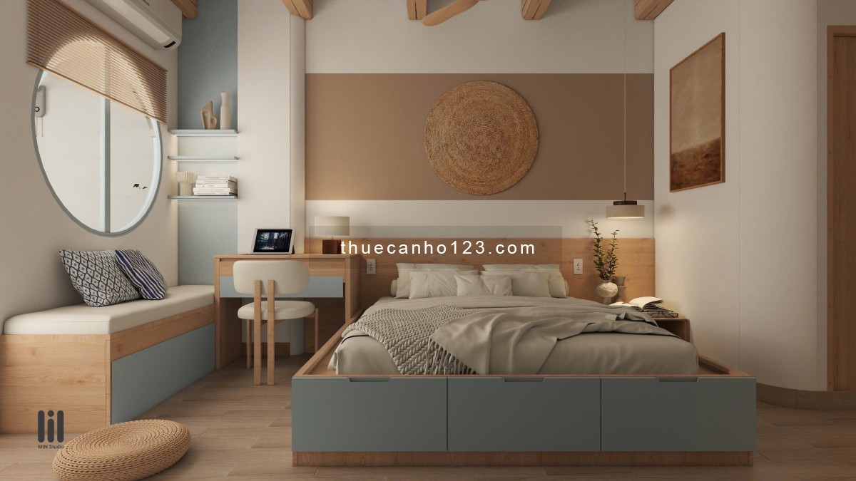 Căn hộ 1pn ban công tách bếp gần sân bay tân sơn nhất vòng xoay Lăng Cha Cả quận Tân Bình