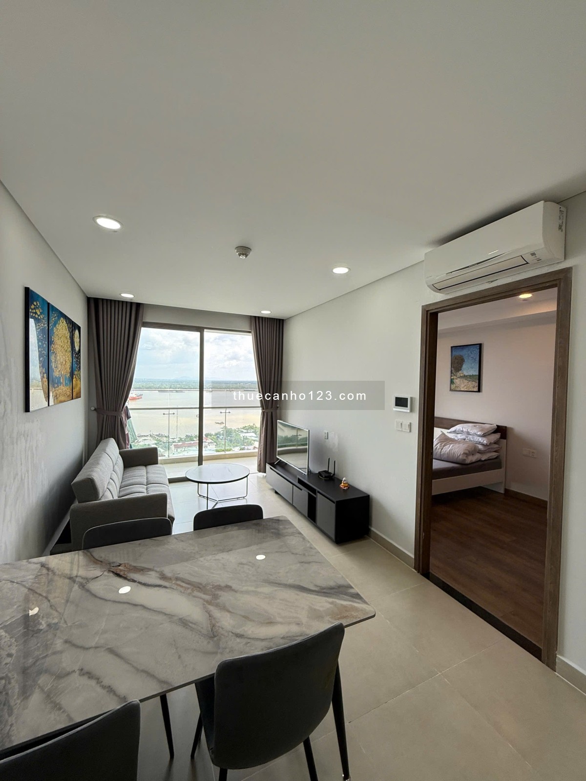 Cho thuê căn hộ sky89 quận 7 - 1pn full nội thất cao cấp y hình chỉ 13tr view sông siêu đẹp