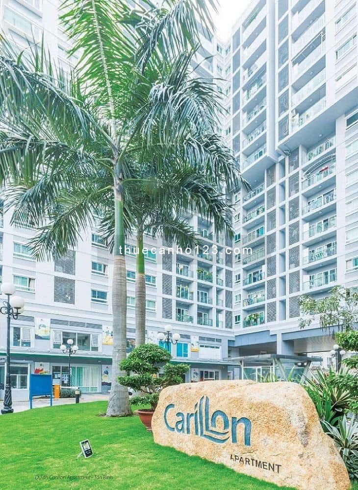 Cho thuê căn hộ Carillon 1 Tân Bình 87m2, 2PN, 2WC, Nội thất đầy đủ, ở liền