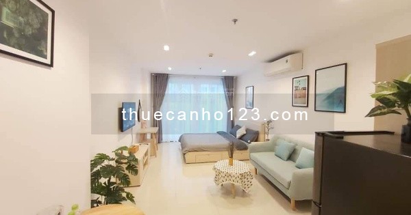 Cho thuê căn hộ 1PN dạng Officetel tại Sky Center 36m2,1PN,1WC,Nội thất đầy đủ, giá chỉ 12tr/th