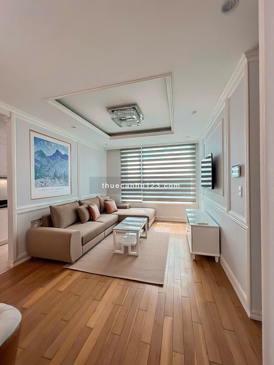 Cho thuê căn hộ cao cấp Léman Luxury Quận 3 75m2, 2pn, 2wc, Nội thất cao cấp, dọn ở liền