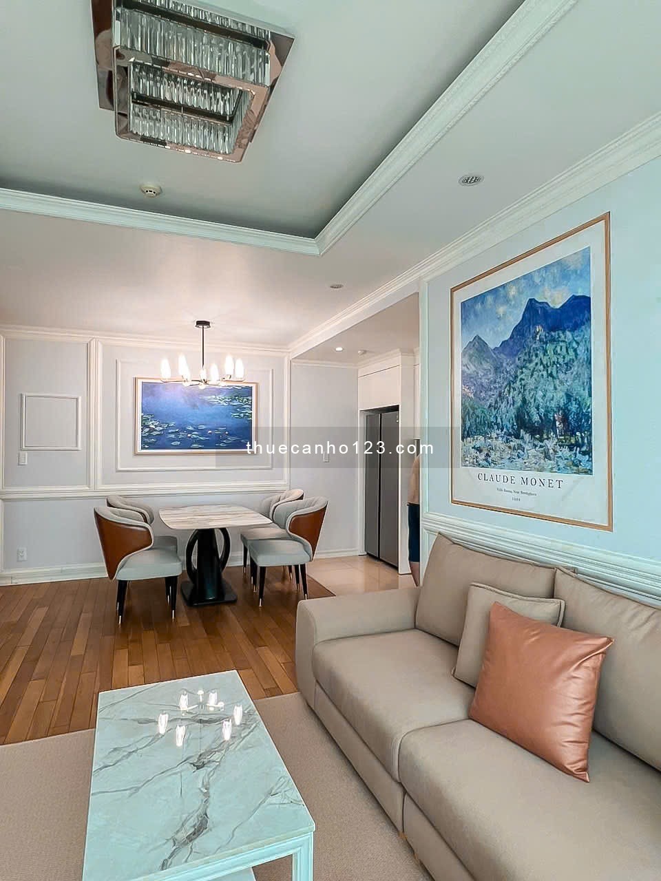Cho thuê căn hộ cao cấp Léman Luxury Quận 3 75m2, 2pn, 2wc, Nội thất cao cấp, dọn ở liền