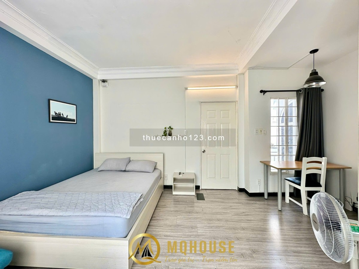 Căn Hộ 1 Phòng Ngủ - Ban Công - Tách Bếp - Máy Giặt Riêng - Ngay Cầu Bason - Đài Truyền Hình