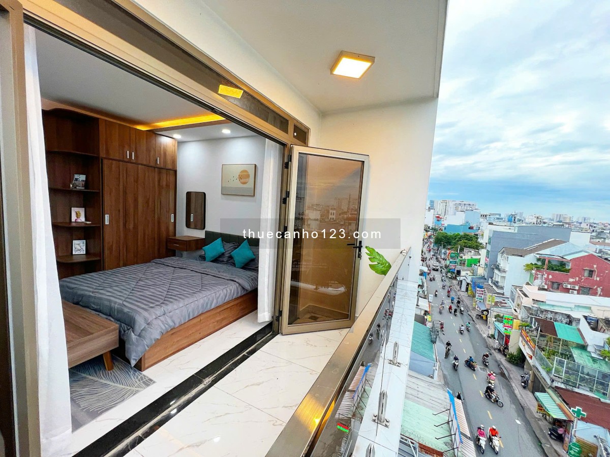 Cho Thuê Căn Hộ Dịch Vụ, Ban Công, Nguyễn Văn Đậu, Quận Bình Thạnh, Gần Phan Xích Long 0901494216