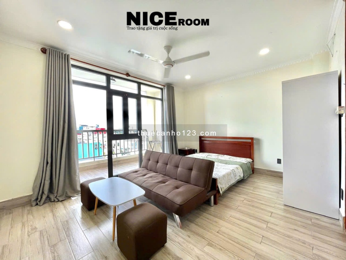 Hệ Thống Căn Hộ 1Pn Ban Công Cửa Sổ Thoáng Mát, View City, Full Nội Thất Cao Cấp