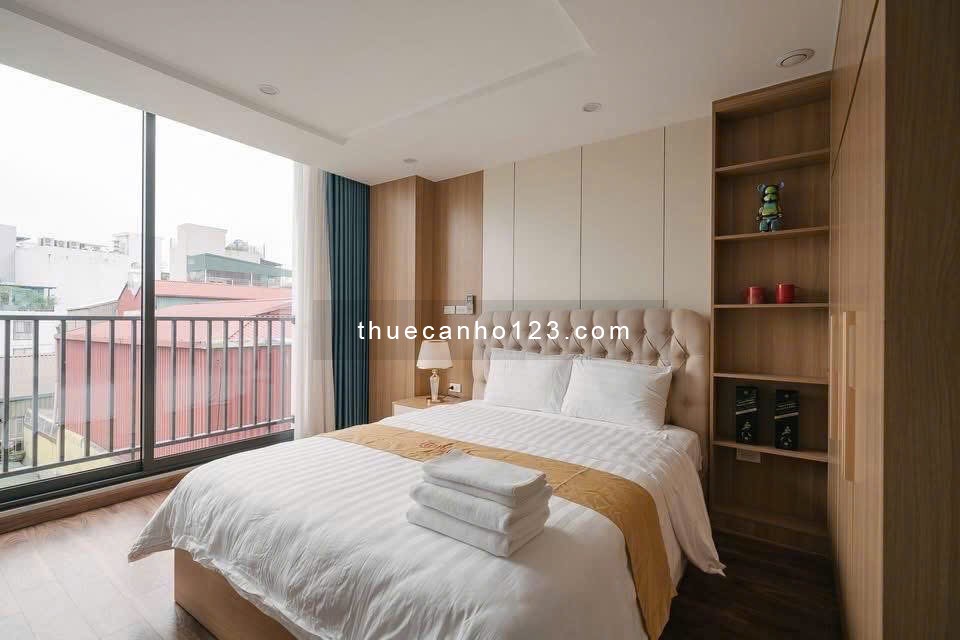 Cho thuê căn hộ 1 phòng ngủ Tân bình Có ban công Full nội thất - Có cửa sổ thoáng -Gần sân bay TSN