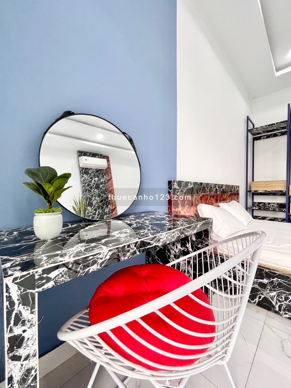 Căn hộ studio 40m2 ban công full nội thất gần sân bay tân nhất lăng cha cả ga t3