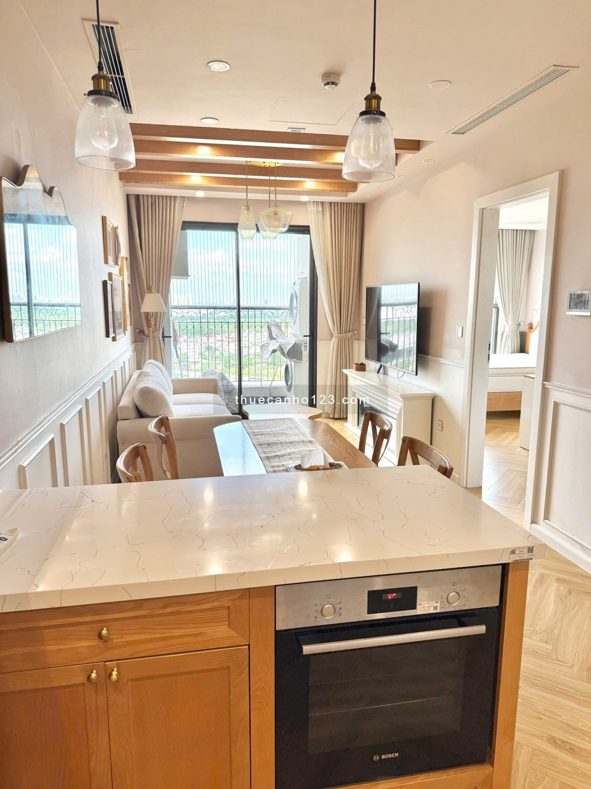 Cho thuê căn hộ 2PN Sunshine Riverside – Tây Hồ – full nội thất