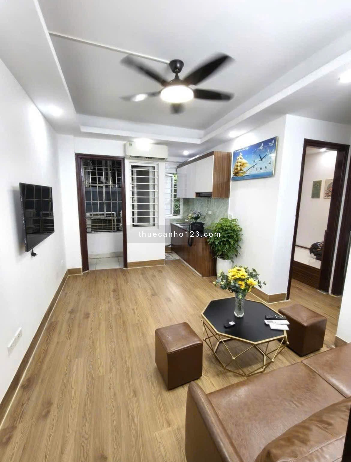 Chỉ 8tr5/th, Căn hộ Miếu Nổi, Bình Thạnh 55m2, 1PN, 1WC, Nội thất.