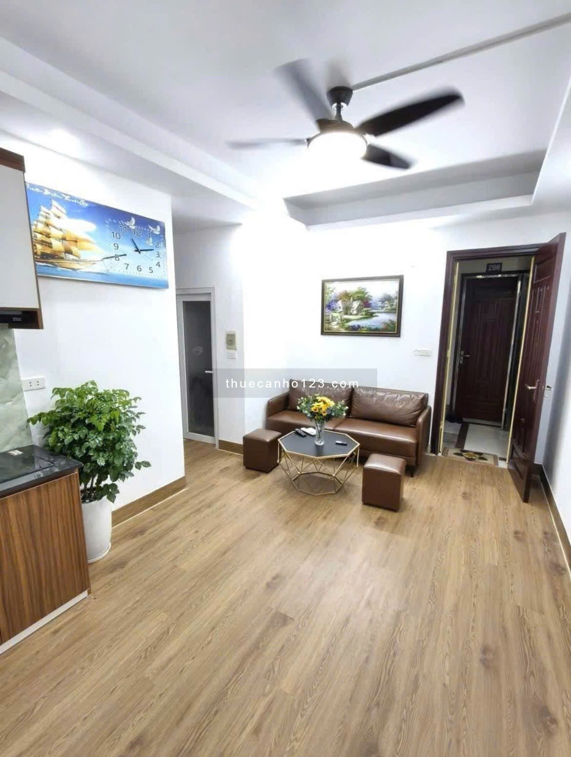 Chỉ 8tr5/th, Căn hộ Miếu Nổi, Bình Thạnh 55m2, 1PN, 1WC, Nội thất.