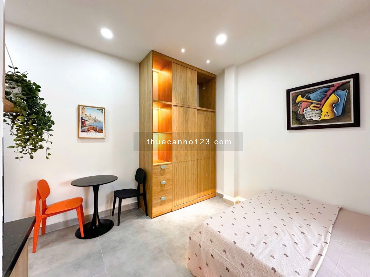 Cho thuê căn hộ studio mới xây siêu xinh gần ngã tư Bảy Hiền