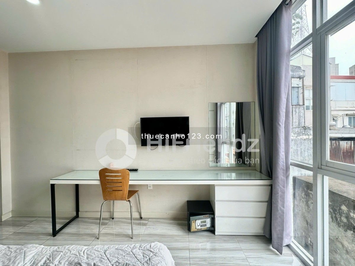 Cho thuê studio full nội thất Q1, gần chợ Thái Bình, Nowzone, vòng xoay Lý Thái Tổ