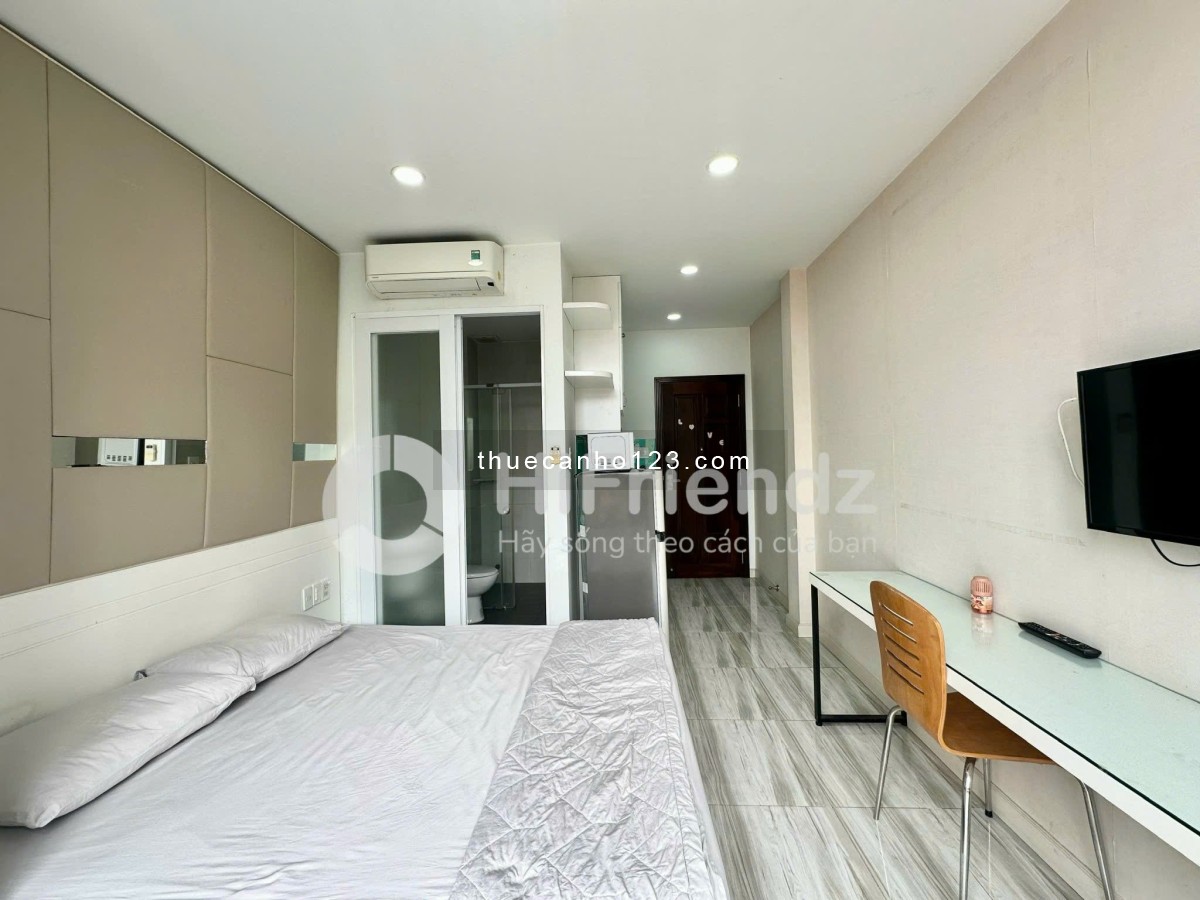 Cho thuê studio full nội thất Q1, gần chợ Thái Bình, Nowzone, vòng xoay Lý Thái Tổ