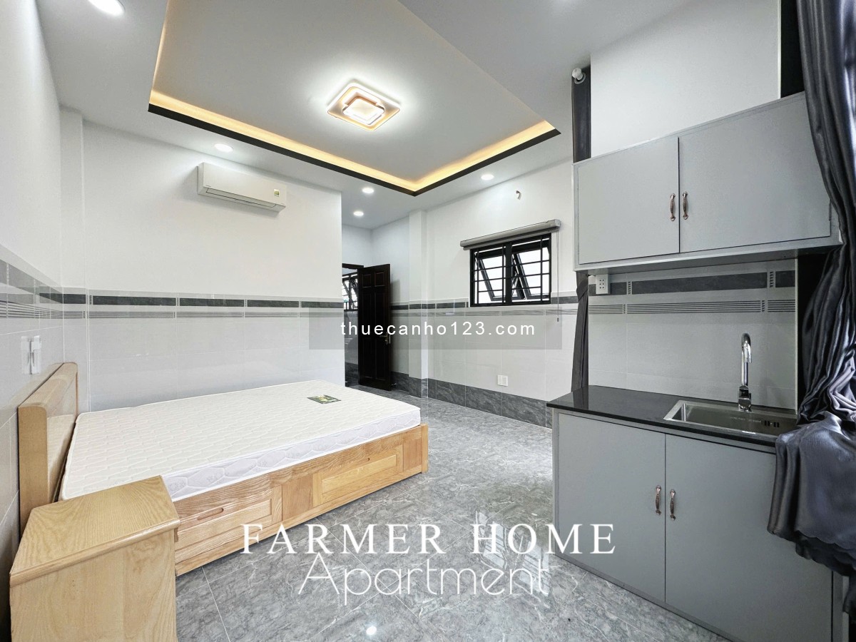 Cho thuê căn hộ quận 1, ban công máy giặt riêng ngay Hoàng Sa Tân Định, Gần chợ Bến Thành