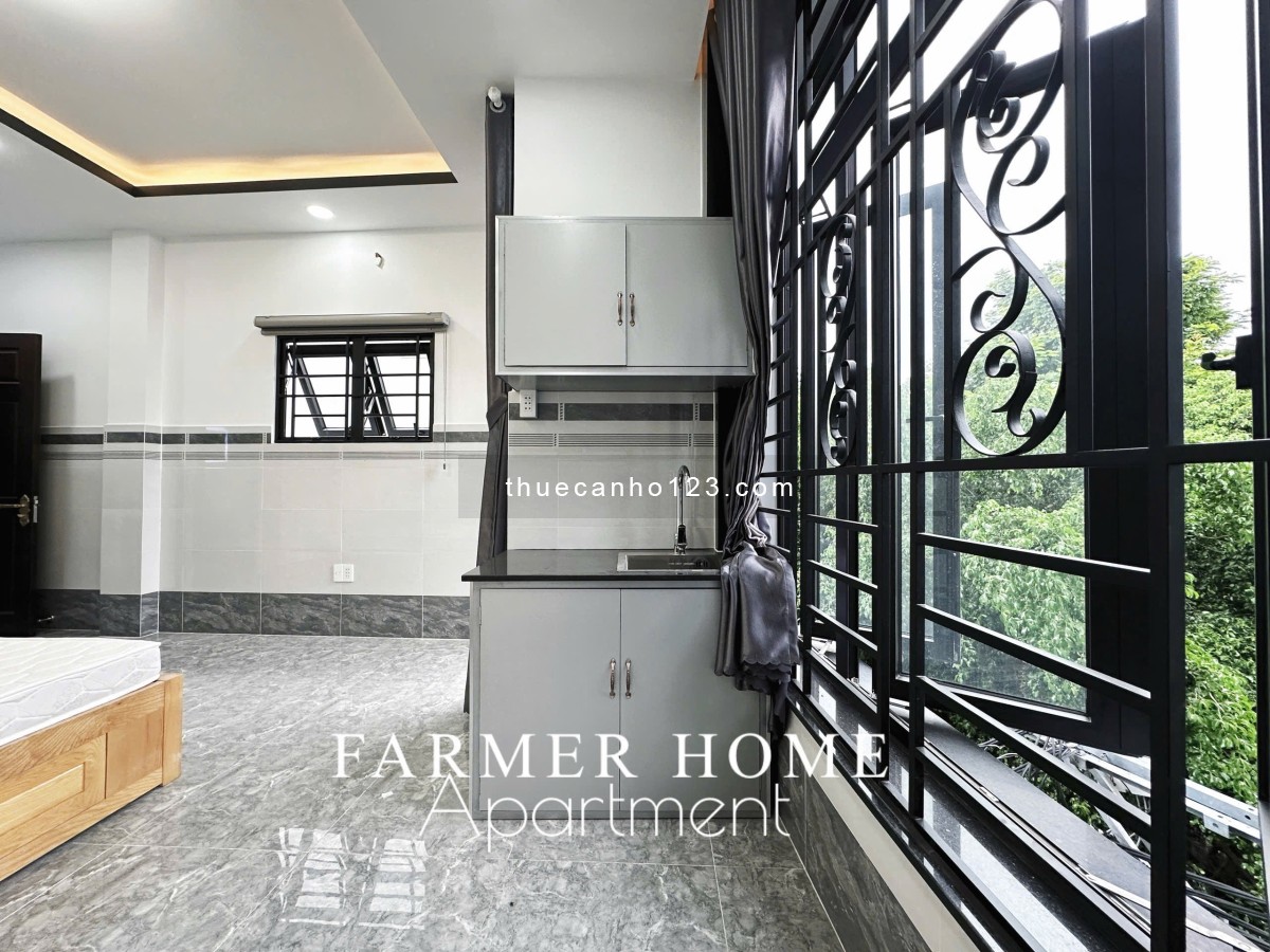 Cho thuê căn hộ quận 1, ban công máy giặt riêng ngay Hoàng Sa Tân Định, Gần chợ Bến Thành