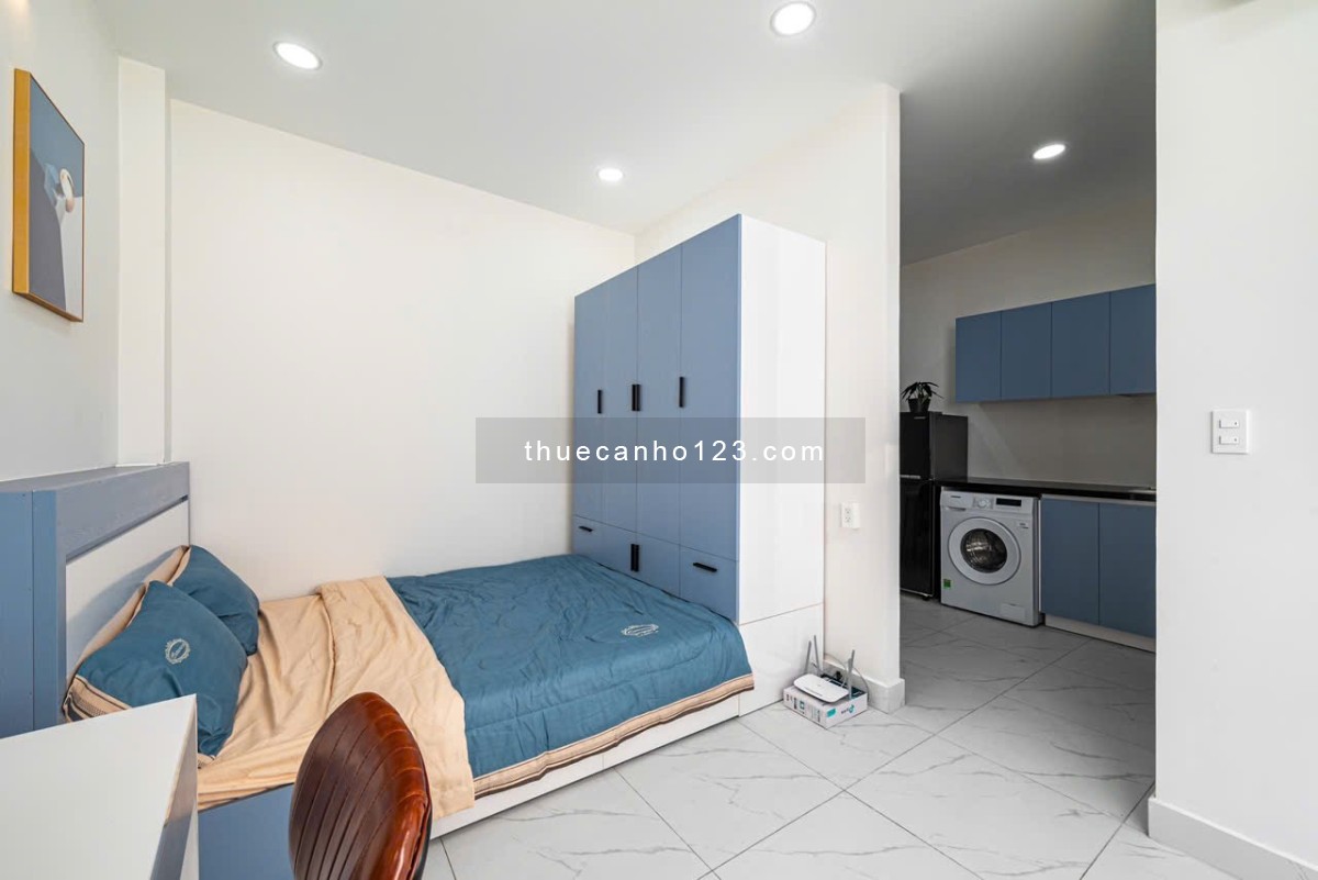 Căn hộ studio full nội thất rộng 40m2 máy giặt riêng gần sân bay tân sơn nhất lăng cha cả tân bình
