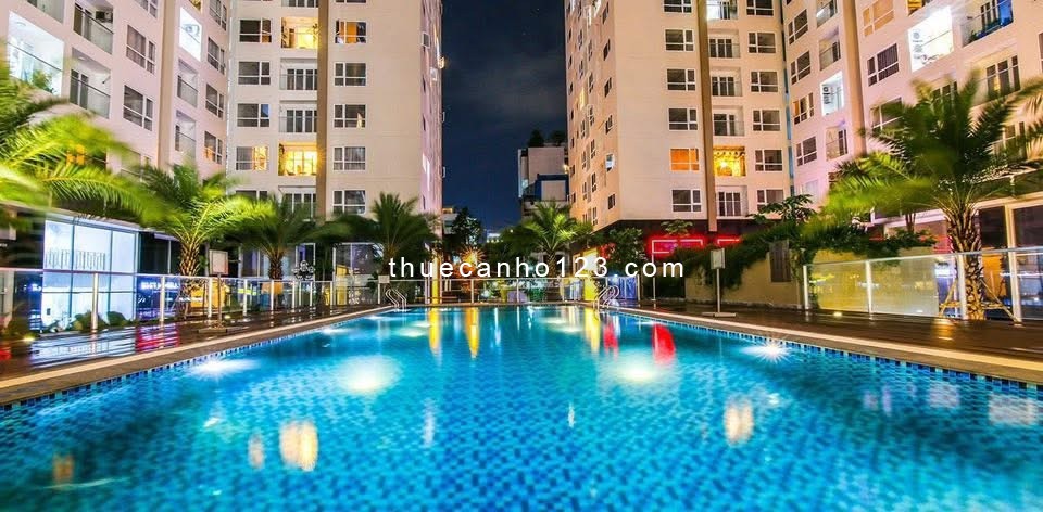 Cho thuê Sky Center 75m2, 2PN, 2WC, Nội thất đầy đủ, giá 17tr/th, nhà đẹp. LH: 0981170149 Văn/Zalo