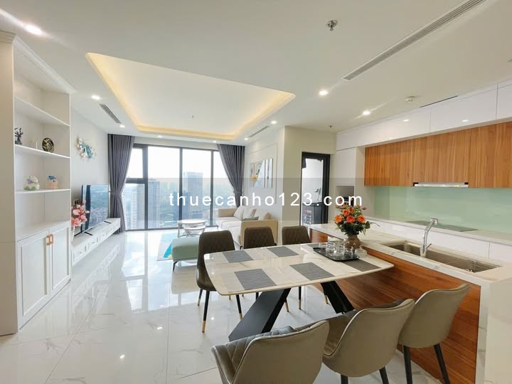 Cho thuê căn hộ 120m2 - 3ng2vs chung cư Diamond Flower