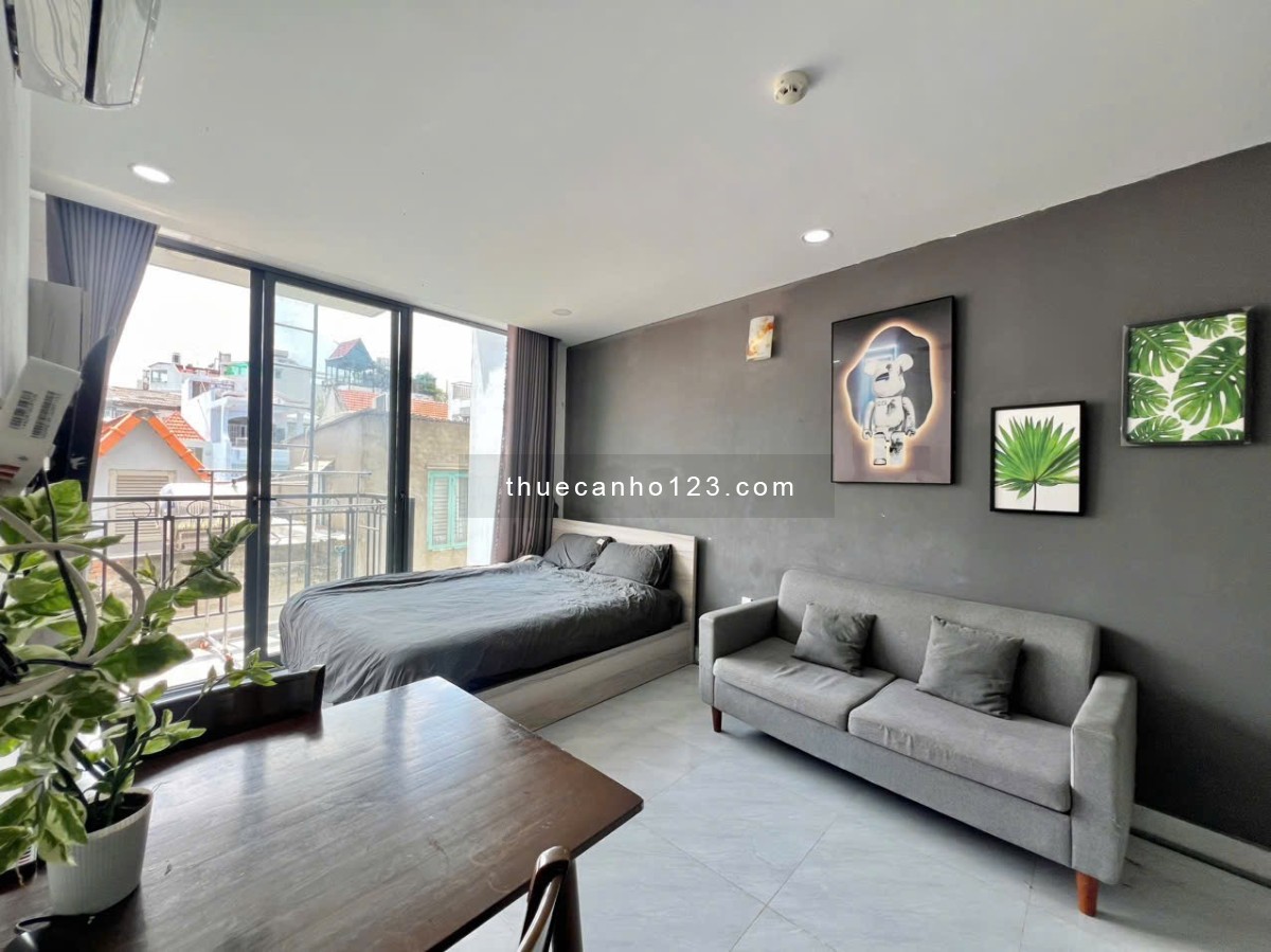 Cho Thuê Chdv Studio 35m2 Full Nội Thất Ban Công Ở Đường Nguyễn Gia Trí Q. Bình Thạnh