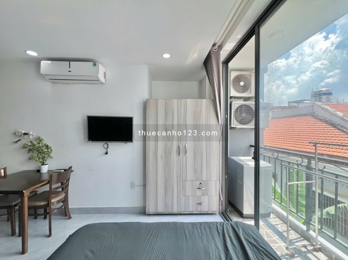 Cho Thuê Chdv Studio 35m2 Full Nội Thất Ban Công Ở Đường Nguyễn Gia Trí Q. Bình Thạnh