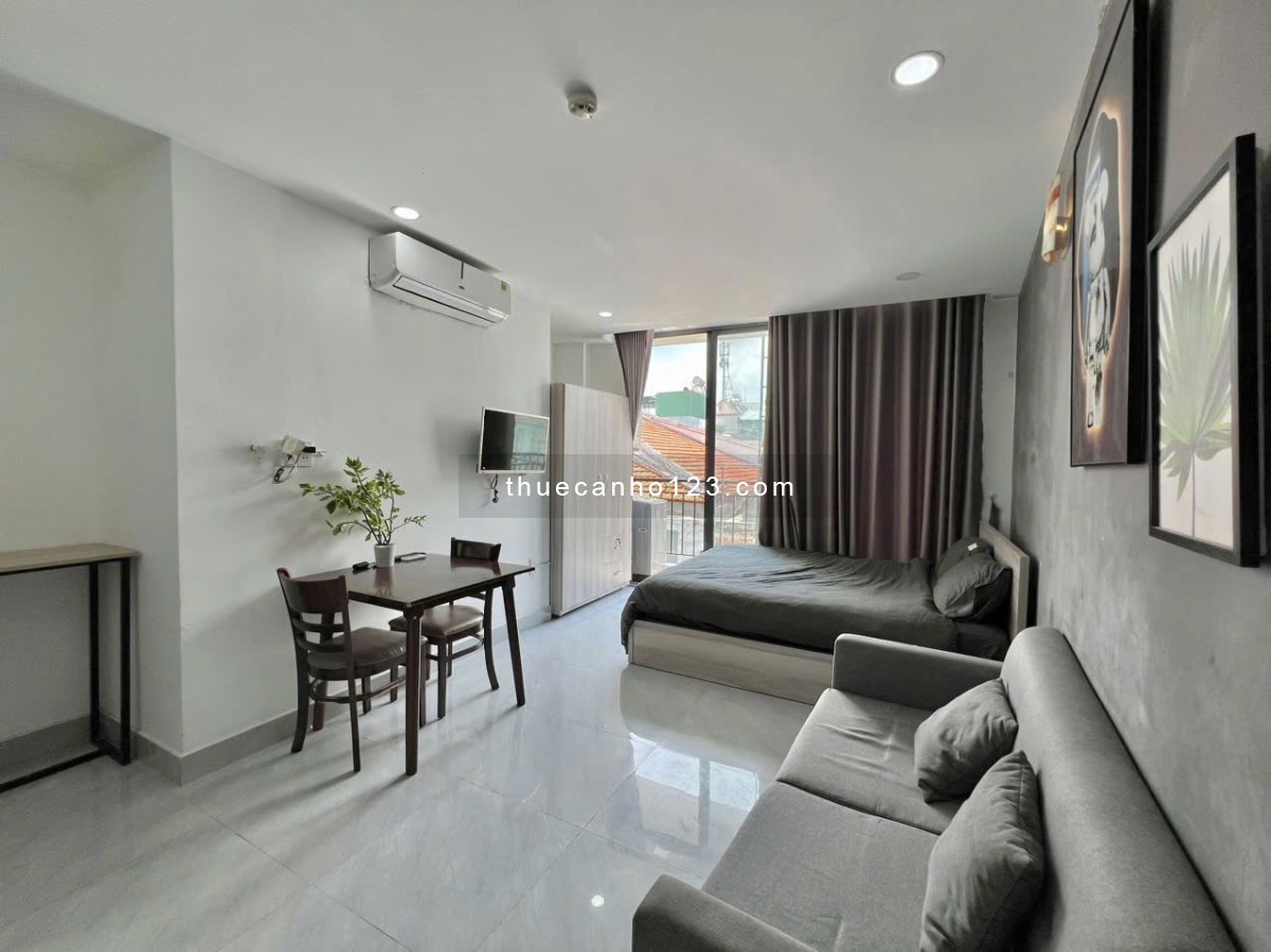 Cho Thuê Chdv Studio 35m2 Full Nội Thất Ban Công Ở Đường Nguyễn Gia Trí Q. Bình Thạnh