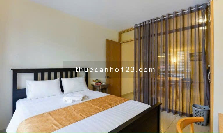 Cho thuê căn hộ studio full nội thất, tách bếp, ban công thoáng Quận 1, gần Đh Sài Gòn,…