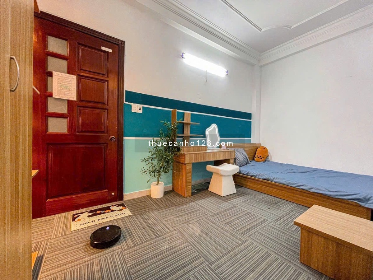 Căn hộ 1pn máy giặt riêng full nội thất tv ghế sofa Gần cv hoàng văn thụ lăng cha cả sân bay