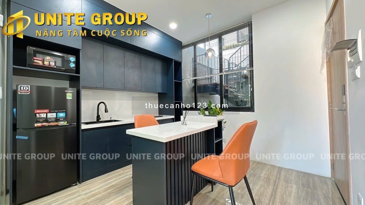 Căn hộ 1pn tách bếp full nội thất rộng 40m2 gần cv hoàng văn thụ sân bay tân sơn nhất ga t3