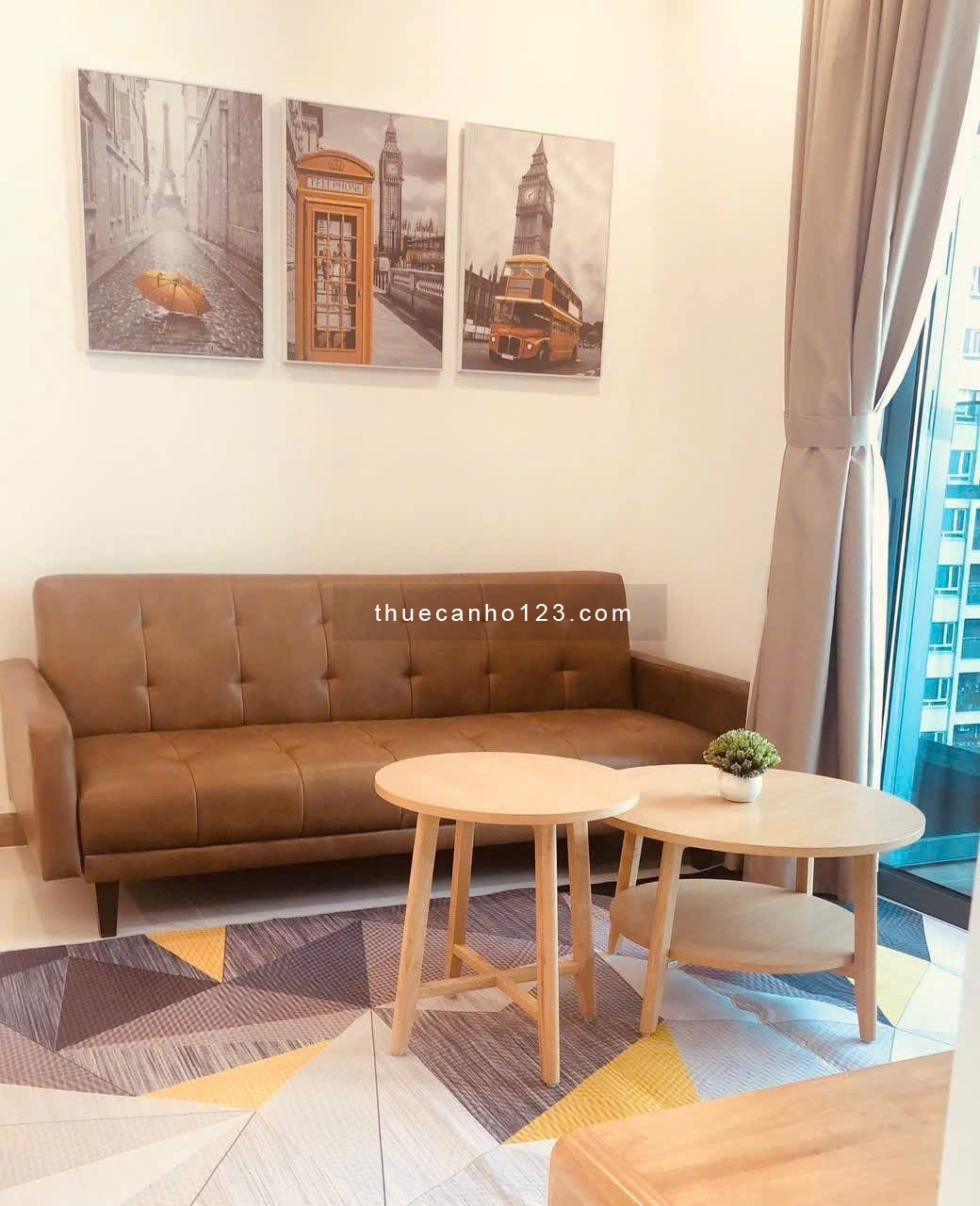 Chung cư Công Hoà Garden, Công Hoà, TB: 55m2, 1p ngủ, full NT, 10,5 triệu