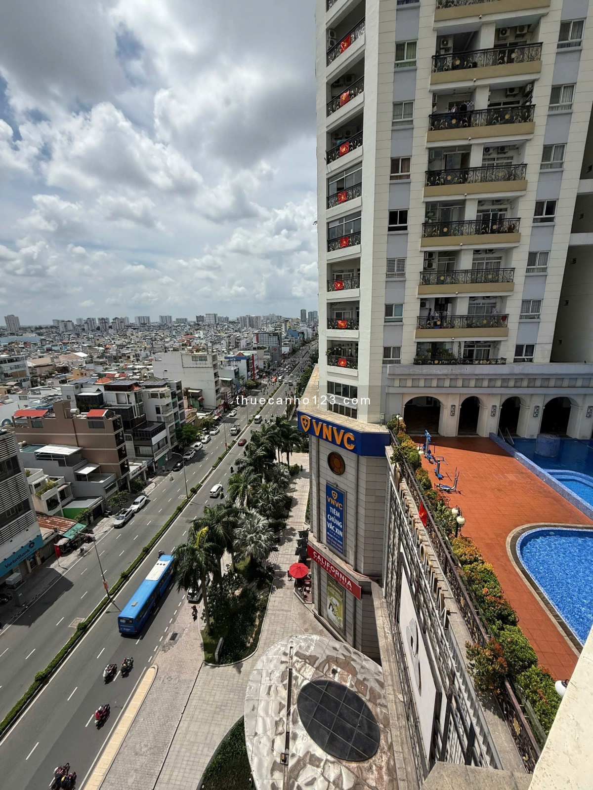 Cho thuê căn góc 4PN hiếm tại The Flemington - 117m², full nội thất - Lầu cao - Nhà đẹp như hình