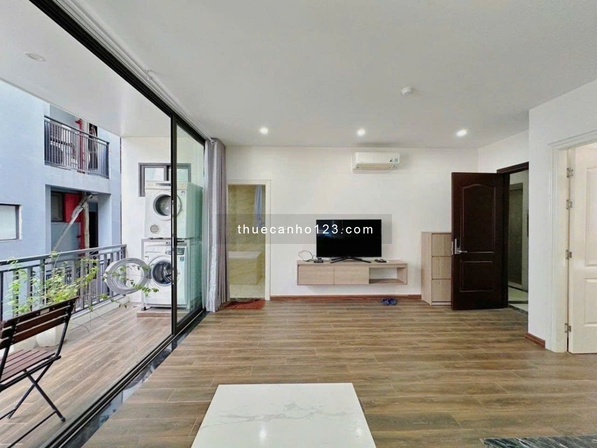 Cho thuê siêu phẩm căn hộ 1pn siêu rộng – Có ban công, máy giặt riêng ngay Cvien Hoàng Văn Thụ, K300