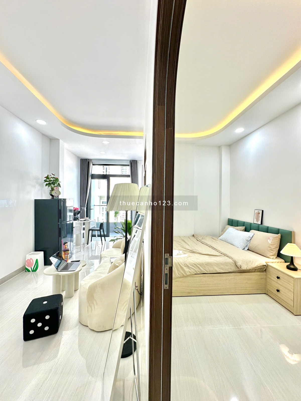 Căn Hộ 1PN + 1PK Ban Công Hơn 40m2 Mới 100% Gần Chợ Bà Chiểu_Cầu Bông_Hàng Xanh_Quận Bình Thạnh