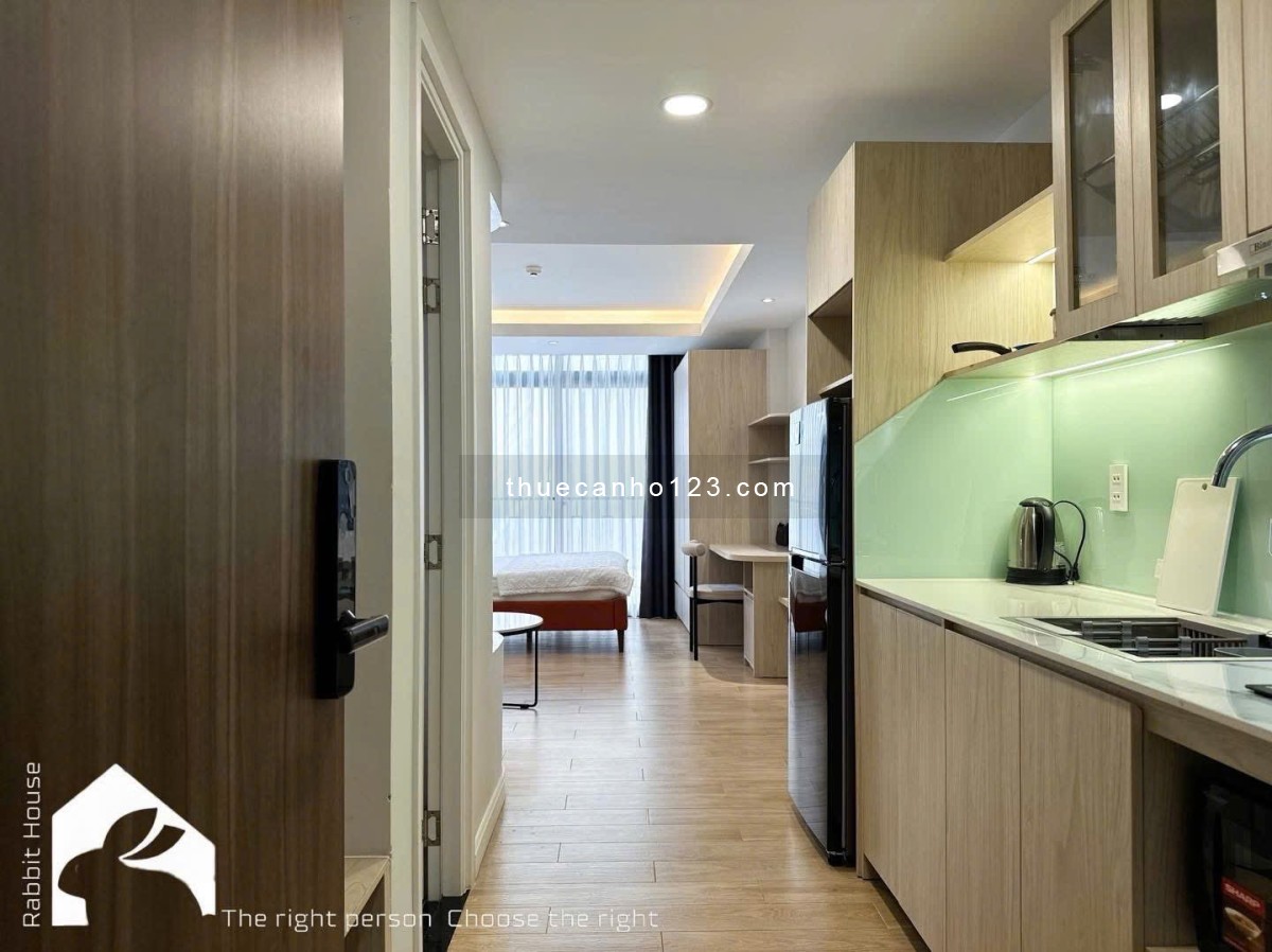 Cho Thuê Căn hộ Studio tách bếp Ban công – Full nội thất cao cấp – Máy giặt riêng – Chợ Phạm Văn Hai
