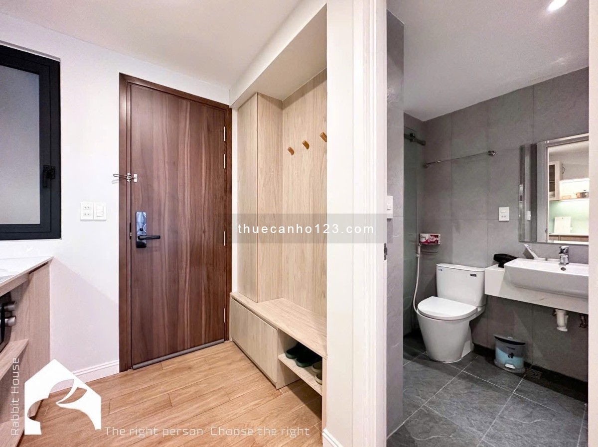 Cho Thuê Căn hộ Studio tách bếp Ban công – Full nội thất cao cấp – Máy giặt riêng – Chợ Phạm Văn Hai