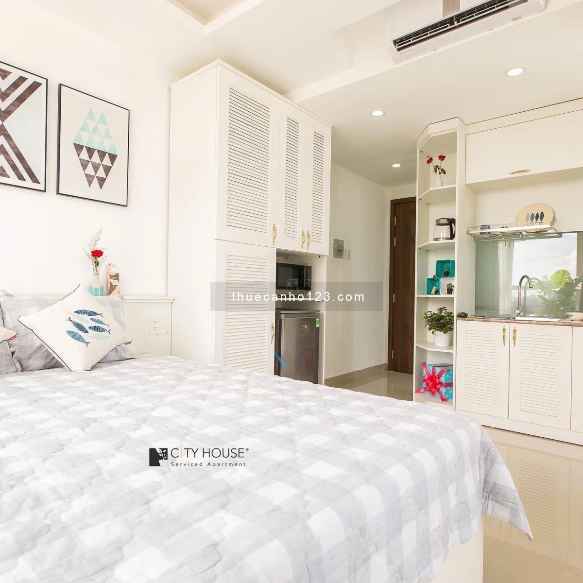 Căn hộ dịch vụ studio, duplex nằm ngay mặt tiền đường Nguyễn Thị Thập Q7, gần lotte mart, gần Q4,8
