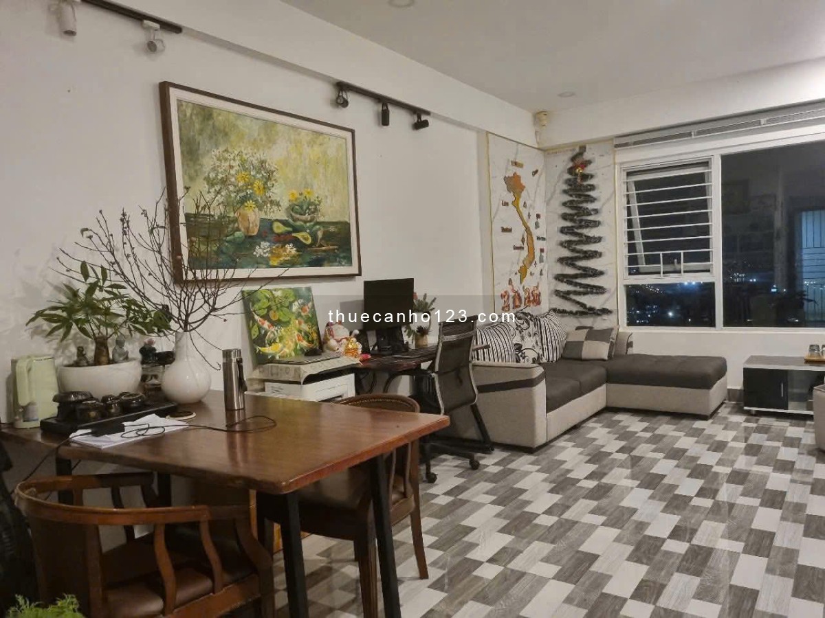 Chung cư Topaz Home, Phan Văn Hớn, Q12: 3p ngủ, full nội thất, 2wc, 8 triệu